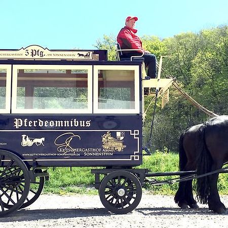 Kutschergasthof Am Sonnenstein Exterior foto